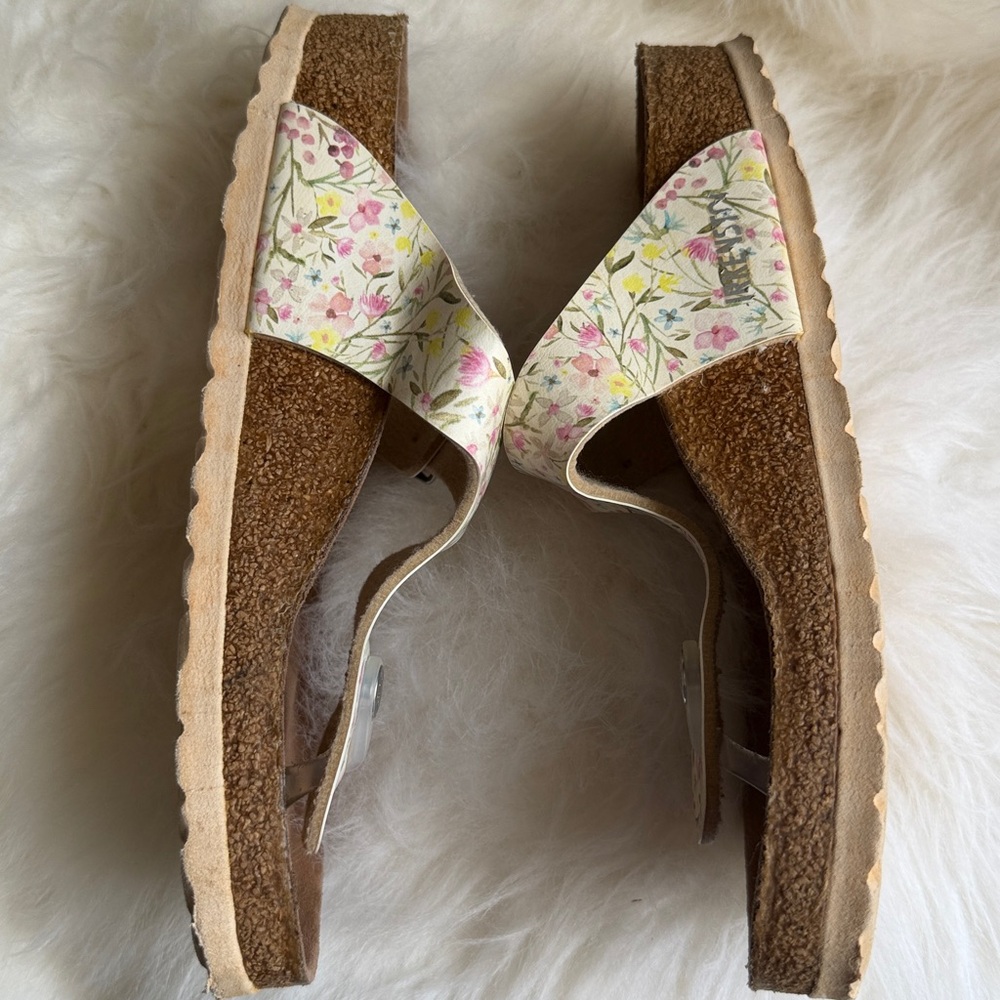 BIRKENSTOCK Gizeh BS Birko Flor VEGAN Thong Sandal EU36/US 5.5 WATERCOLOR FLOWER - Picture 8 of 10